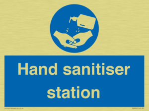 Hand sanitiser station